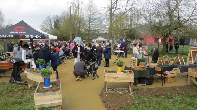 Inauguration du jardin partagé
